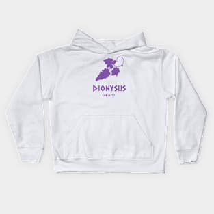 Dionysus symbol cabin 12 Kids Hoodie